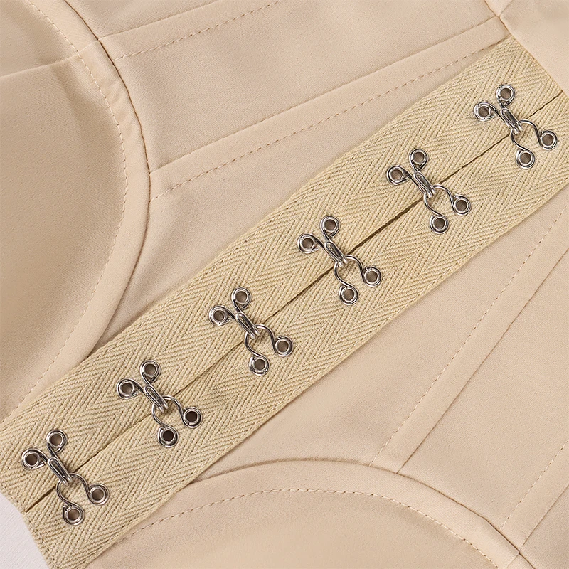 

Woman Bodycon Dress Lantern Sleeve Single Breasted Padding Invisible Zipper Mini Dress Summer Casual Fashion Vestidos