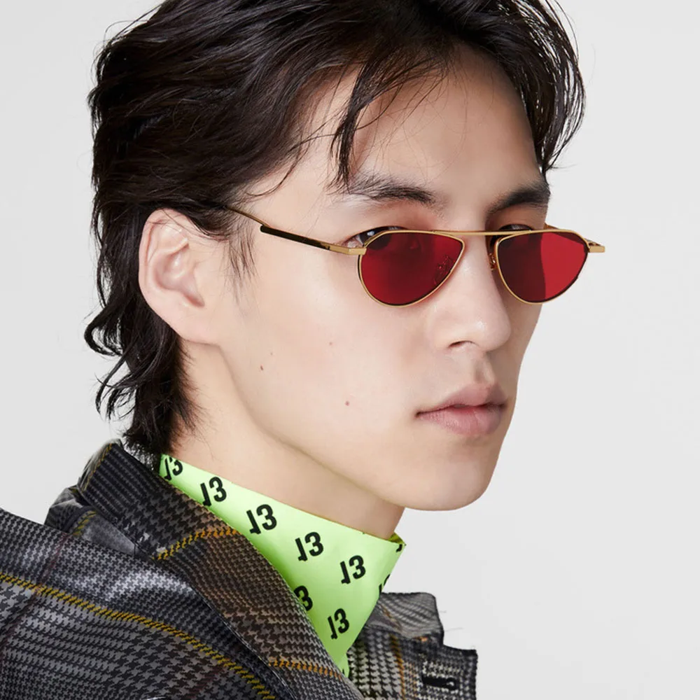 Очки солнцезащитные в стиле Харадзюку для мужчин и женщин трендовые винтажные