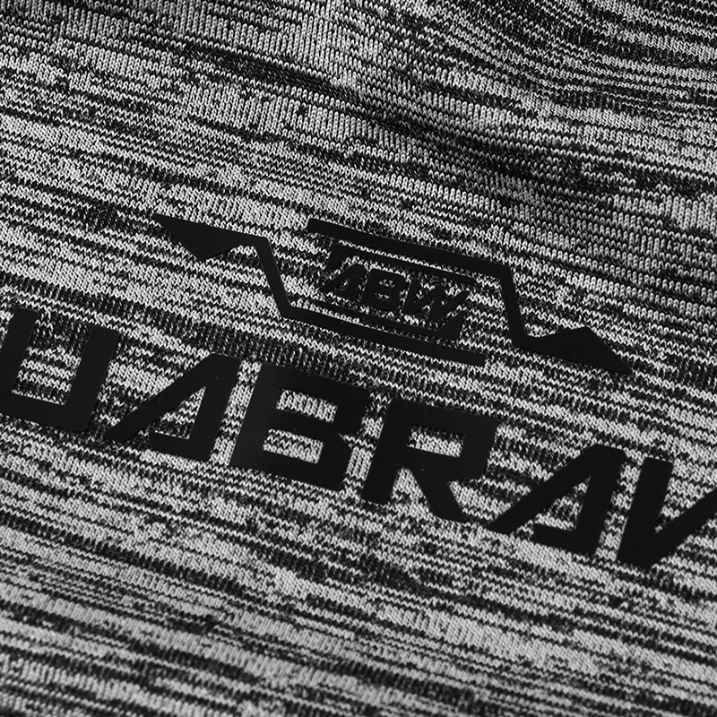 

J2483 -Workout fitness men Short sleeve t shirt men thermal muscle bodybuilding wear compression Elastic Slim exercise clothing