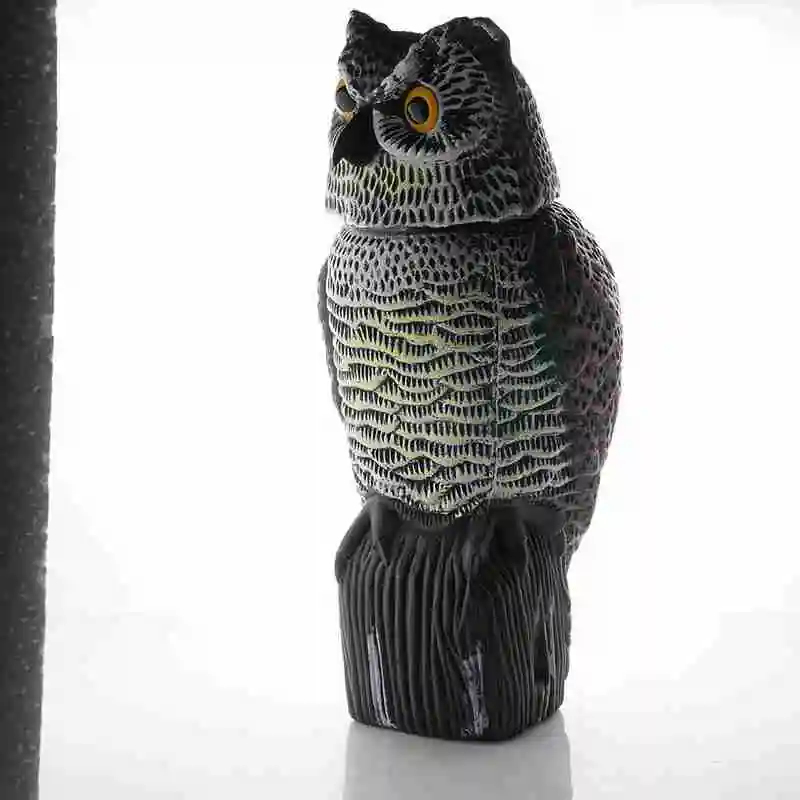 

Outdoor Plastic Owl Bird Repellent Garden Yards Statue