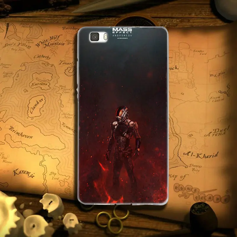N7 Mass Effect: Andromeda мягкий чехол для мобильного телефона TPU силиконовый huawei P8 P9 P10 P20 P30