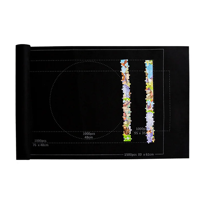 

Baby Play Mats Jigsaw Puzzles Roll Felt 1000-1500 Pieces Puzzle Pad Storage Accessories Blanket Storage Mat Puzzle Blanket