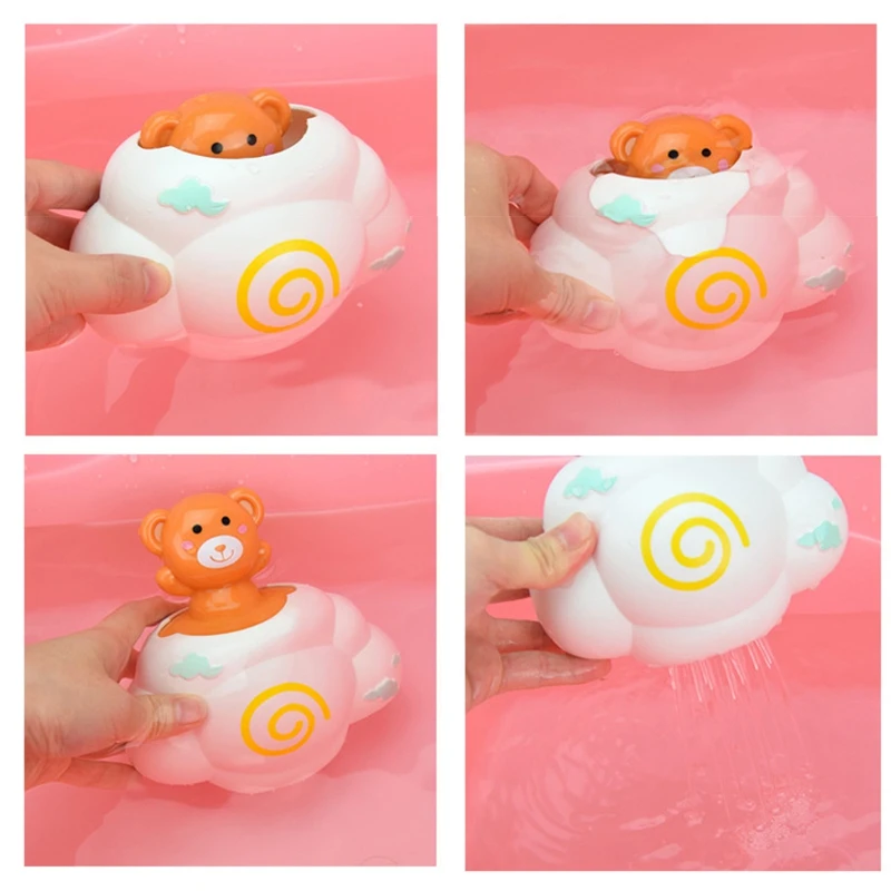 

Baby Bath Toys Children Cute Animals Model Shower Bathroom Bath Water Swimming Spraying Water Toys Children Gift