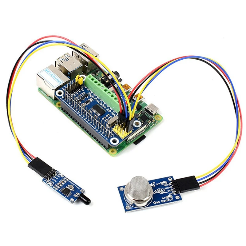 Плата расширения Waveshare ADS1263 для материнских плат Raspberry Pi и Jetson Nano | Компьютеры офис