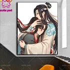 5d Пазл сделай сам, алмазная живопись, полностью Круглая Мозаика Mo Dao Zu Shi Wei Wuxian Lan Wangji, Набор для вышивки крестиком