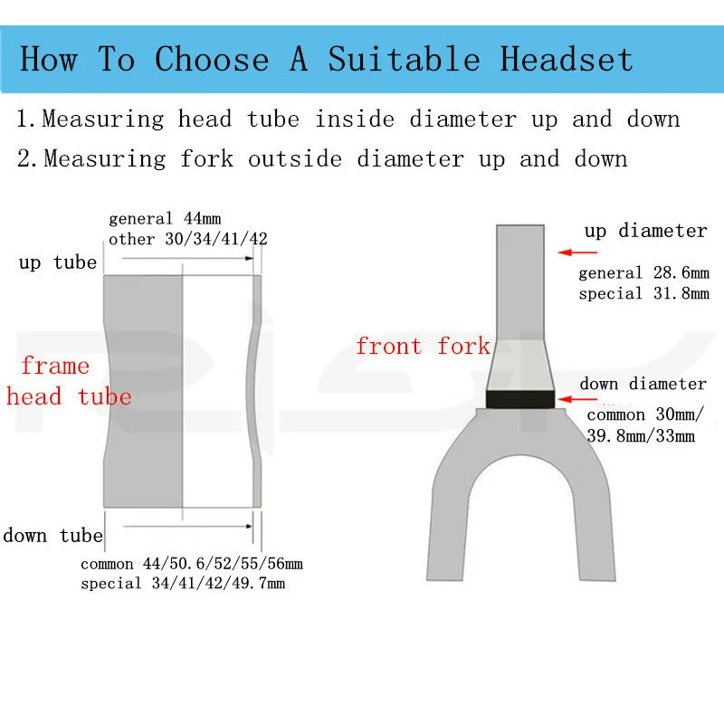 Рулевая колонка ELYON для горного велосипеда дорожного гарнитура 44 мм прямой