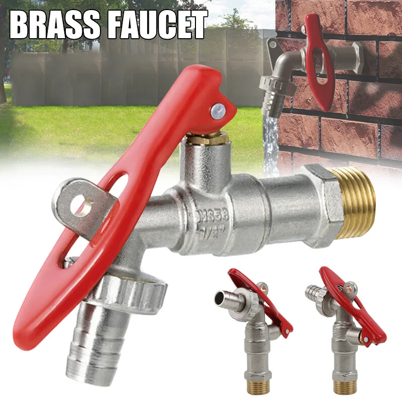 Латунь внешняя резьба водопроводной запираемый дом стиральная машина сад один