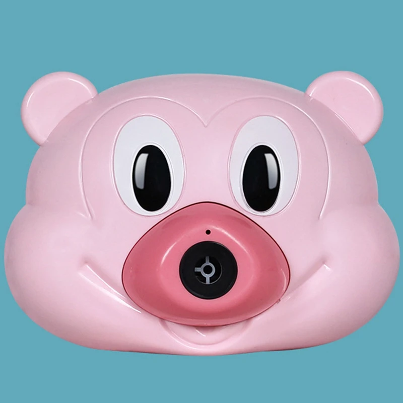 

Rechargeable - Animal Cartoon Mouse Camera Bubble Blowing Machine Fully-Automatic Soap Bubble Maker Children