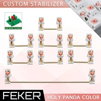 feker plate mounted stabilizer for custom mechanical keyboard pcb cherry oem stabilizer 6 25u 2u holy panda colored