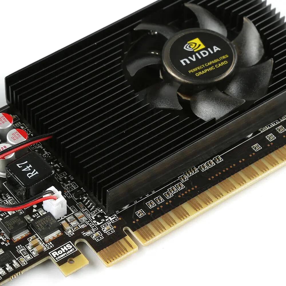Видеокарта NVIDIA GeForce GT730 2GB DDR3 DVI VGA HDMI PCI-E низкопрофильная Видеокарта новая
