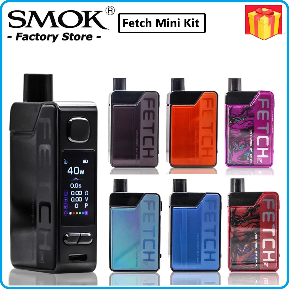 Оригинальный набор SMOK для мини-камеры 40 Вт 1200 мА/ч аккумулятор электронный об/мин