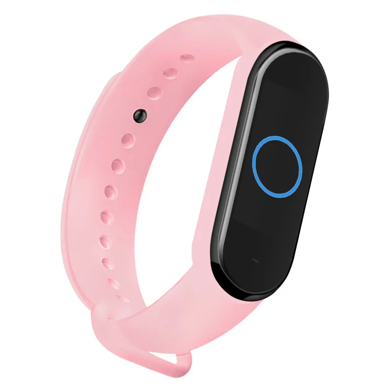 Silicone Watchband for xiaomi Mi Band 5 6 Bracelet Miband 5 6 Sport Smartwatch Strap Wristband Replacement Accessories