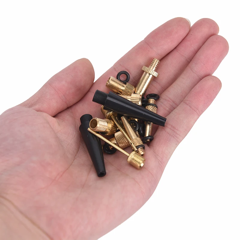 14Pcs Bicycle Valve Conversion Nozzles Presta to Schrader Adapter SV AV DV Pump Needles Bike Converter | Спорт и развлечения