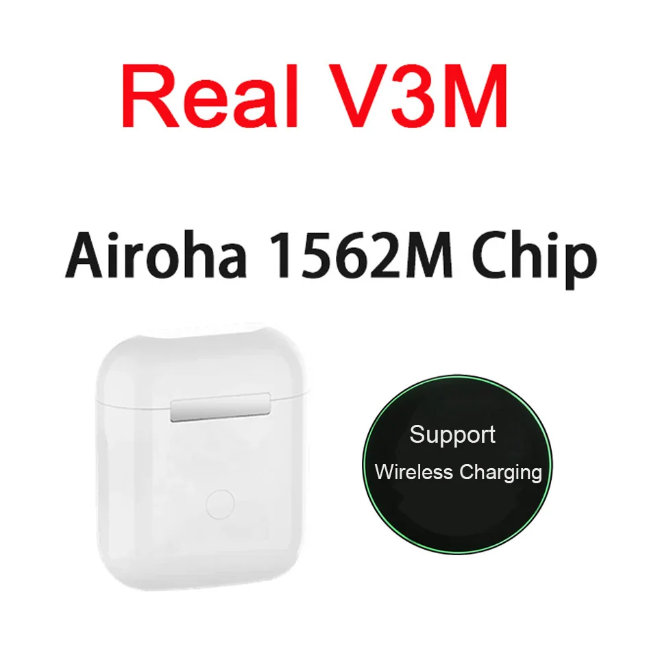 Настоящие V3M TWS наушники Airoha 1562M Chip Earbuds12D Super Bass Музыка Время 5-7 часов | Электроника