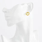 Серьги-гвоздики женские из нержавеющей стали