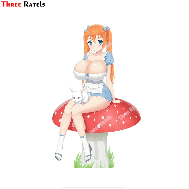 

Наклейки Three Ratels B732 с рисунком аниме Girl CM Dawn