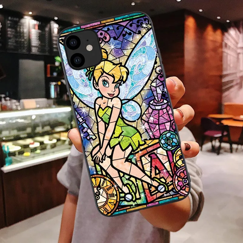 TPU Художественный мягкий чехол для телефона Tinker bells Stitch Белоснежка Принцесса для IPhone X SE 5 5S 6 6S 7 8 Plus XR XS MAX 11 Pro силиконовый чехол - Цвет: TPU