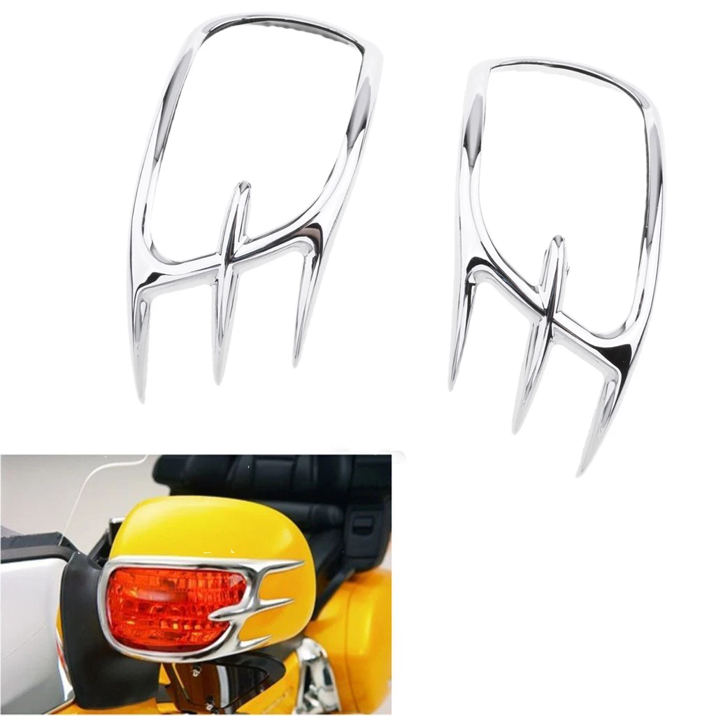 Поворотные сигнальные огни декоративные планки для Honda Goldwing GL1800 2006 2007 2008 2009 2010
