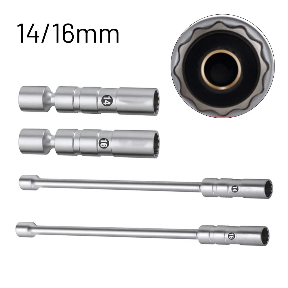 

5/9"or 5/8" Swivel Magnetic Spark Plug Socket 3/8" Drive 12 & 6 Point Thin Wall High Quality