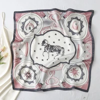 koi leaping horse printing decorative shield sunscreen scarf multifunctional fashion can retro hairband scarf literary