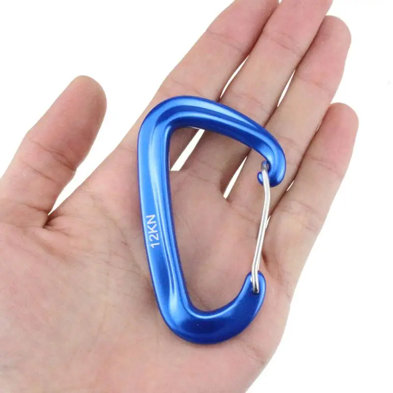 

Carabiner Aluminium Alloy Safety buckle fixing hook D-ring screw for climbing hammock High-strength Climbing Accessories fixing