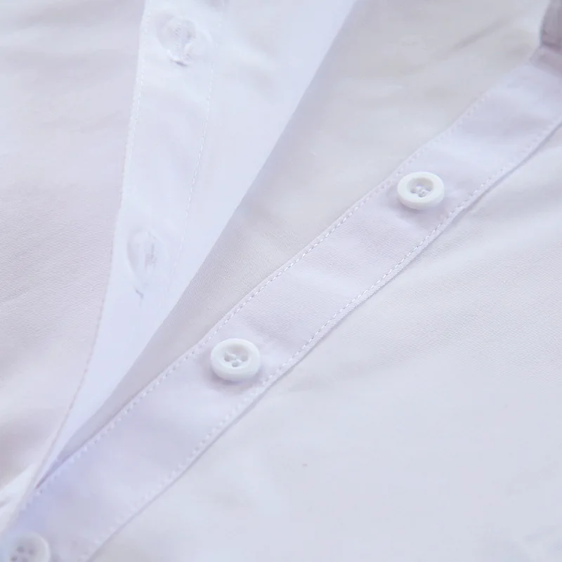 Женская рубашка блузка топы съемный воротник рубашки Женский Белый Однотонный