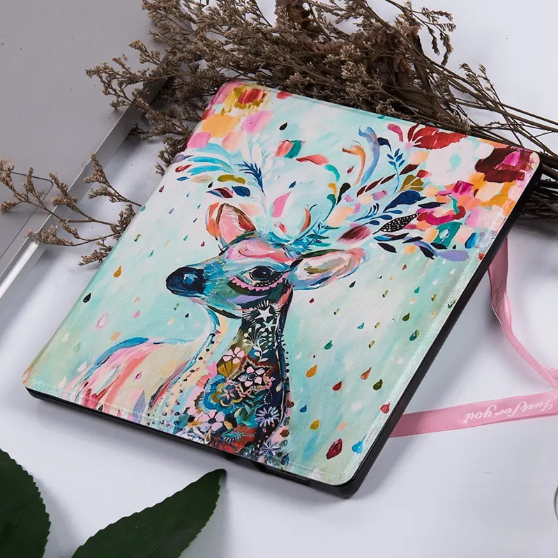 Christmas deer Чехол для Amazon All-new " Kindle Oasis e-Books(9th/10th Generation)-легкий тонкий чехол с функцией автоматического пробуждения и сна - Цвет: Christmas deer