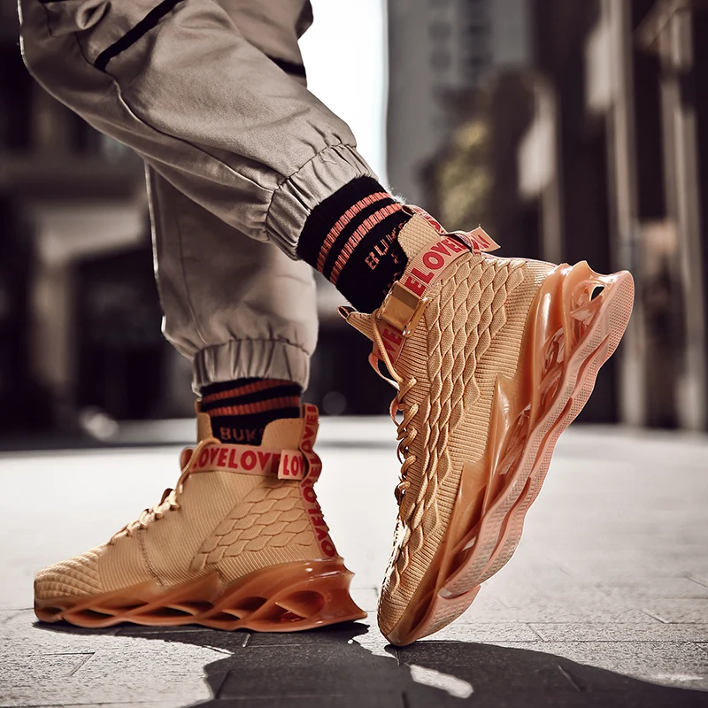 Для мужчин кроссовки для бега спортивная обувь из дышащей сетки Обувь дышащего