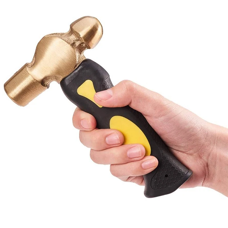 1 фунтов латунный металлический штамповочный молоток с двусторонней головкой