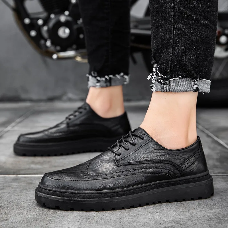 

Men's Casual shoes Senior Outdoor Business Fashion Mountaineering Luxury Brand Men's Shoes lace up fashion Martin Shoes men