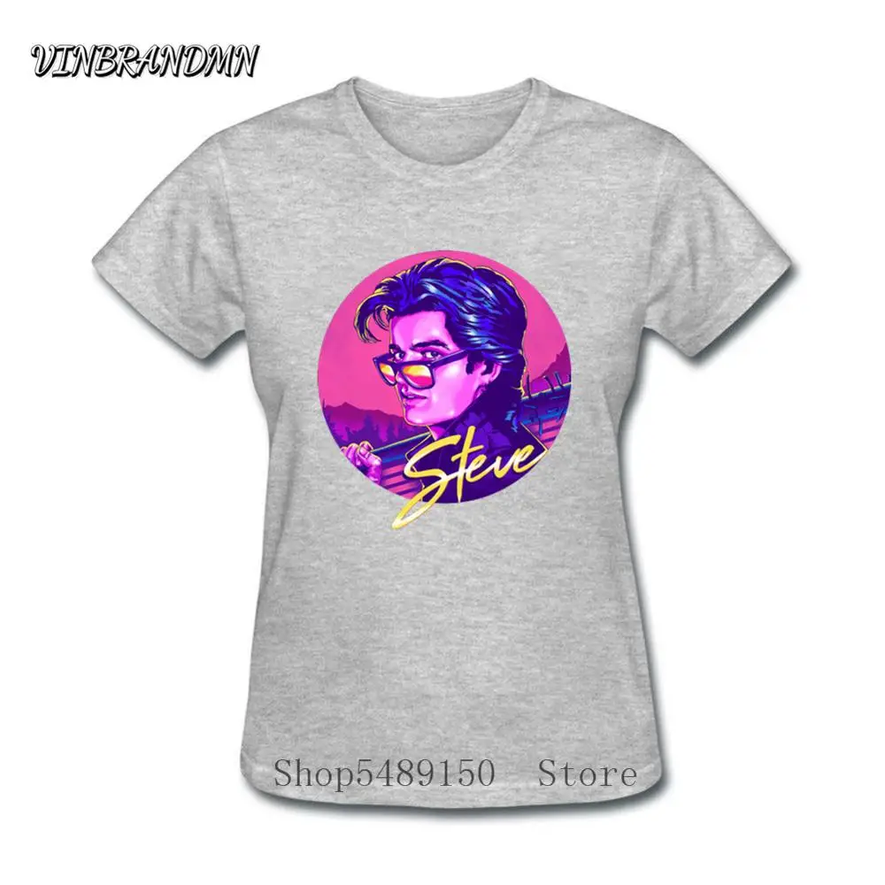 Футболка с принтом очень странные дела король Стив | Женская одежда