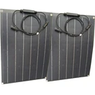 Китайская Гибкая солнечная панель ETFE 40 Вт, полугибкая солнечная панель, моно солнечная батарея 18 в, панель с покрытием ETFE, зарядное устройство 12 В, солнечное зарядное устройство