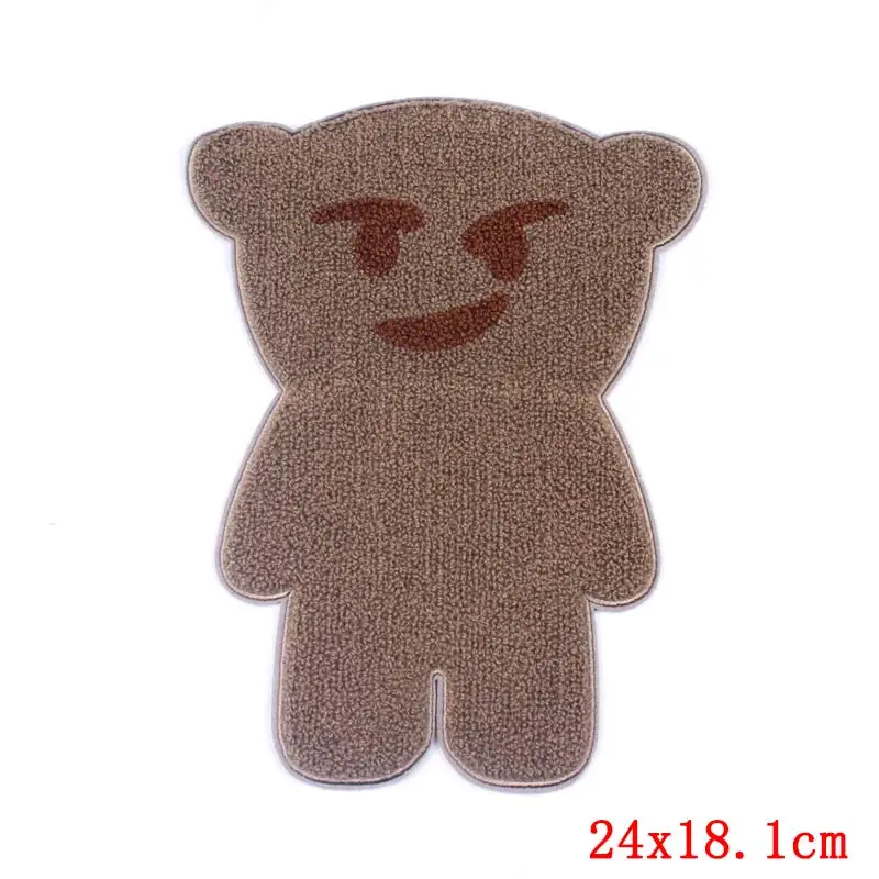 DIY Felt Fabric Bear Patches Large Size Embroidered Sewing On Patch For Clothing Jacket Cartoon Wonderful UFO Applique Decor | Дом и сад