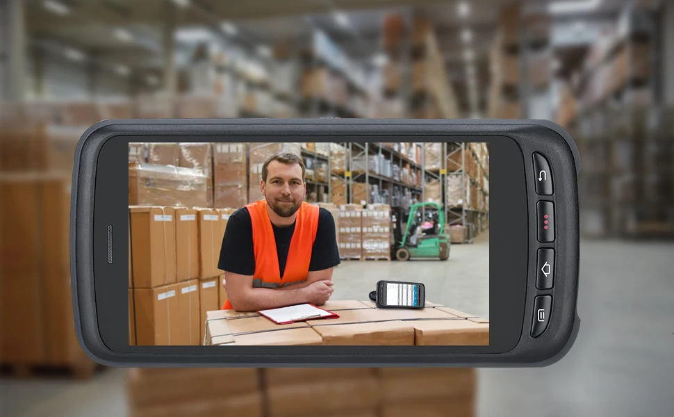 КПК ручной Android POS терминал сканер штрих-кода 2D NFC 4G WiFi считыватель штрих-кодов 8000 мАч батарея Zebra SE4710 сборщик данных