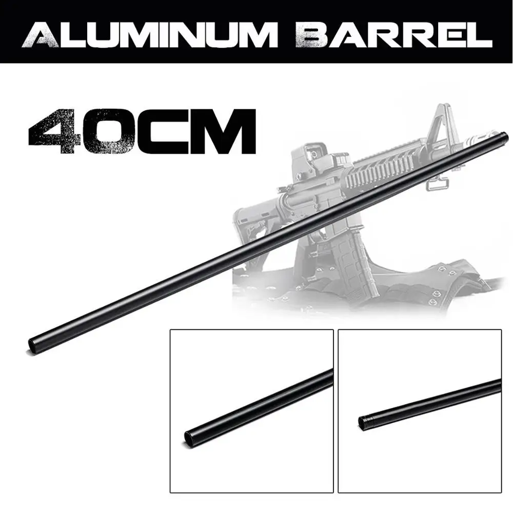 Черный обновленный алюминиевый корпус 40 см для Jinming 8th M4A1 гелевые бластеры
