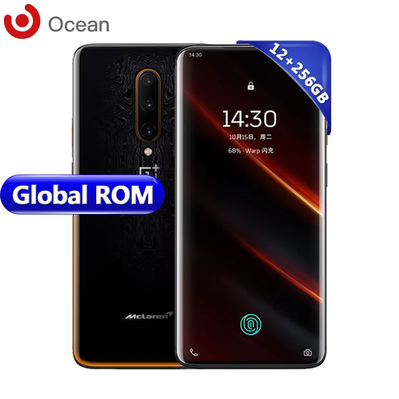 Oneplus 7T Pro смартфон с 5 дюймовым дисплеем процессором Snapdragon 256 Plus ОЗУ 12 Гб ПЗУ 855 ГБ