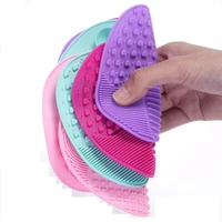 scrubbing pad cosmetic brush cleaning pad silicone with suction cup apple cleaner cleaning scrubbing pad beauty supplies