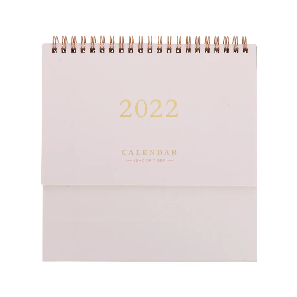 

1Pc Creative Calendar 2022 Tabletop Notebook Calendar Note-taking Calendar