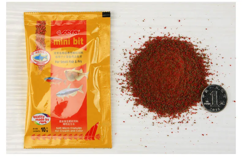 Маленькая еда для рыбы мини-бит базовая маленькая мини-фонарик мелких частиц |