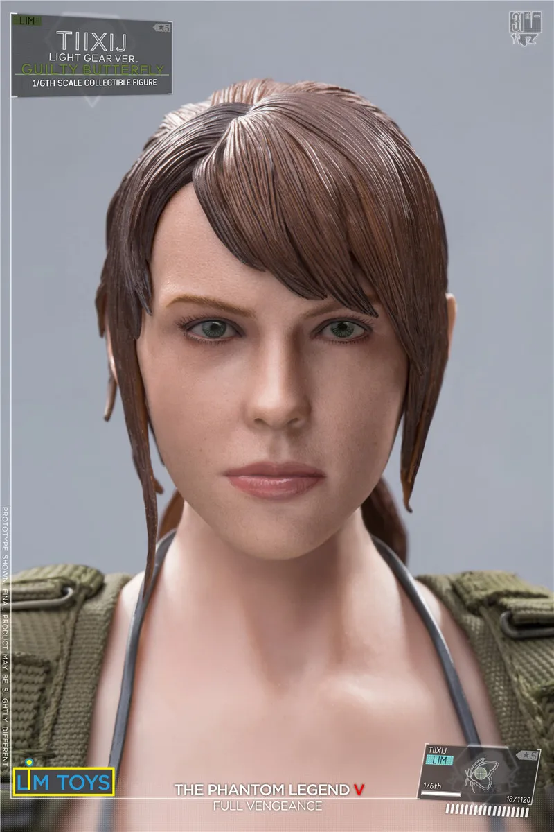Коллекционное оборудование из 1/6 сплава Guiltybutterfly The Phantom Legend V, голова бабочки, аксессуары для тела S19B