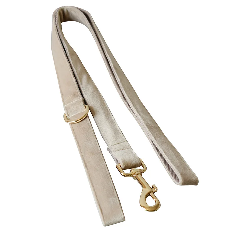 

Nude Color Adjustable Dog Collars Lead Leash Set Bow Tie Necklace Strap Kitten Accessories Puppy Collar Goods for Animals