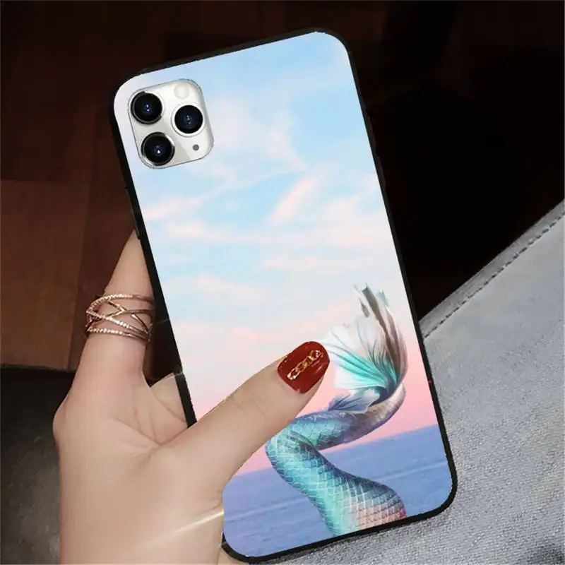 

Mermaid Tail Scale Phone Case for iPhone 11 12 pro XS MAX 8 7 6 6S Plus X 5S SE 2020 XR mini