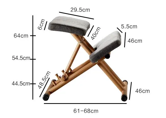 Эргономичный стул для коленей детей и взрослых из толстой пены снятия давления