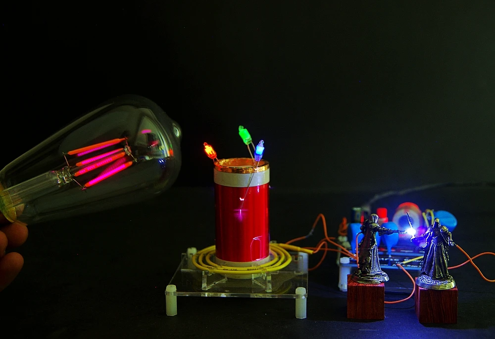 

Tesla coil DIY наборы электрические Обучающие паяльные наборы science