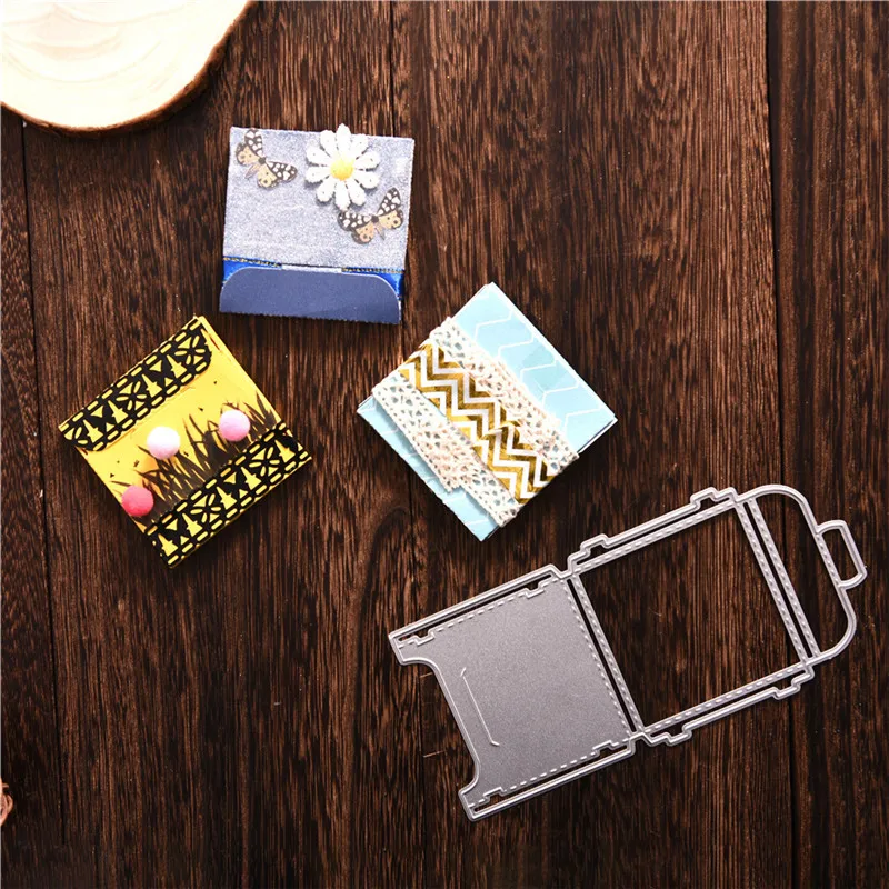 GJCrafts конверт металлические Вырубные формы рождественские трафареты для DIY