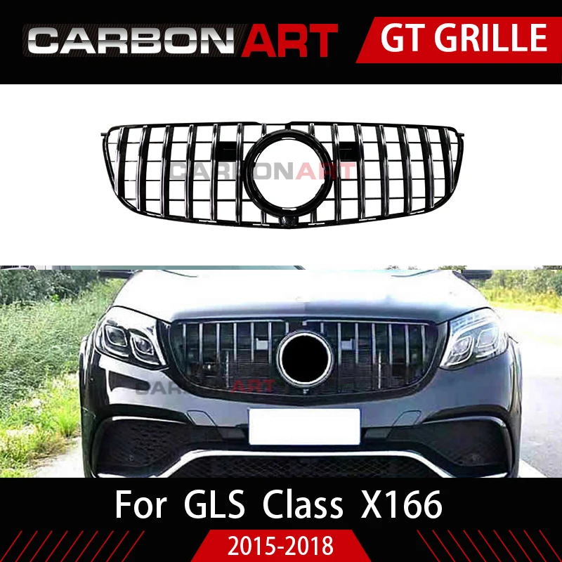 GLS GT гриль Вертикальный стиль для внедорожника ben z Class X166 Авто Передняя решетка 2016
