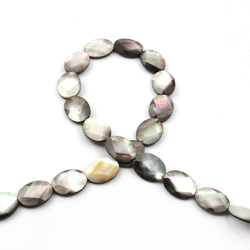 Бусины Из Натуральной Черной ракушки 38/32/22/20 шт./лот