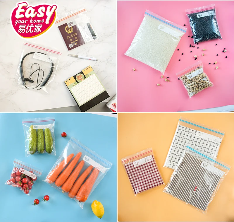 Пищевой многоразовый пластиковый морозильник свежий пакет для пищевых