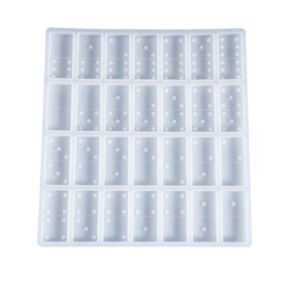 

Crystal Epoxy Resin Game Mold DIY Making Tools Dominoes Casting Silicone Mould Crafts Jewelry Making Tools