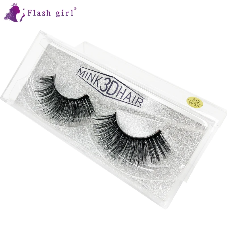 

5DW38 5D полноразмерные ресницы Flash Girl толстые ресницы 5D натуральные норковые накладные ресницы оптом